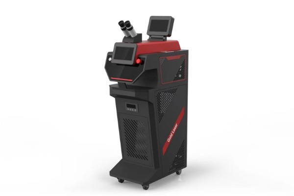 Jewelry laser spot welding machine：Red and black