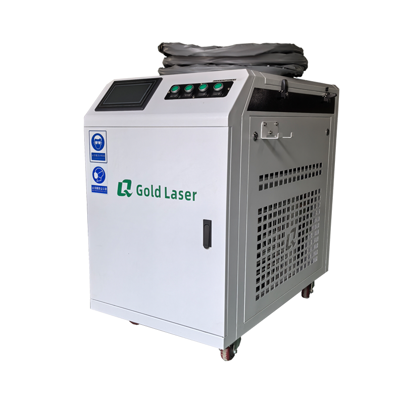 Fiber Laser Cleaning Machine Deeply Cleaning the Rust