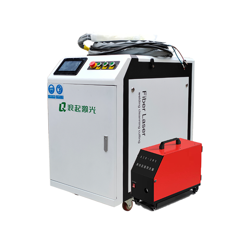 Fiber Laser Welding Machine Working with the Wire Feeder